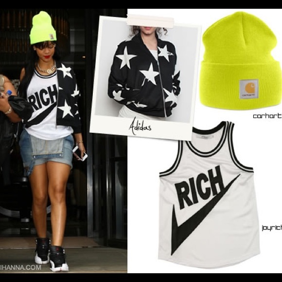 Joyrich gray orange cut off hoodie sleeveless sweater sweatshirt - Picture 8 of 8